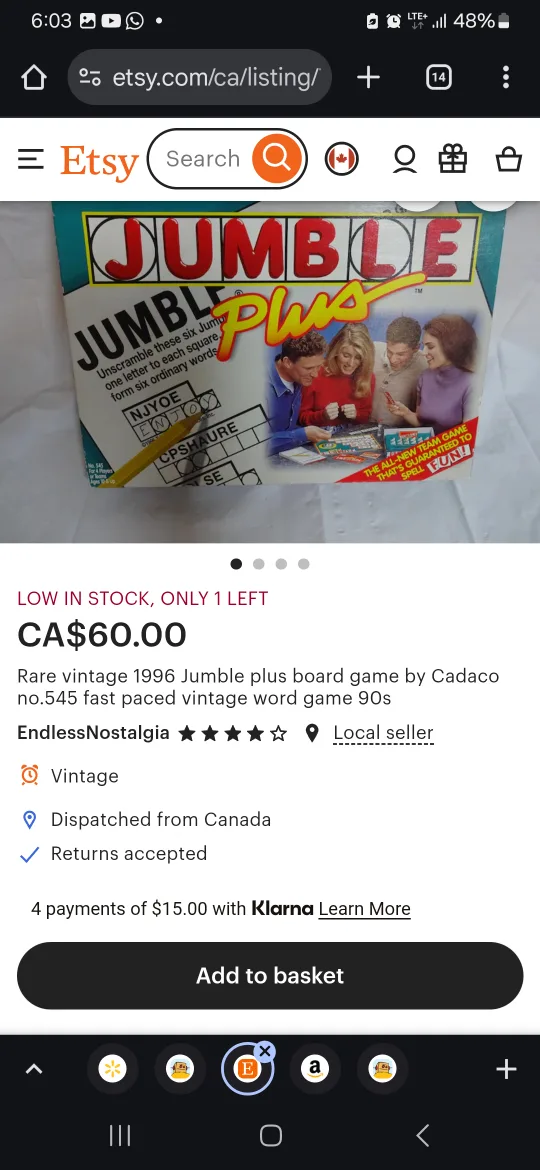 Jumble Plus Board Game image indicator(6)