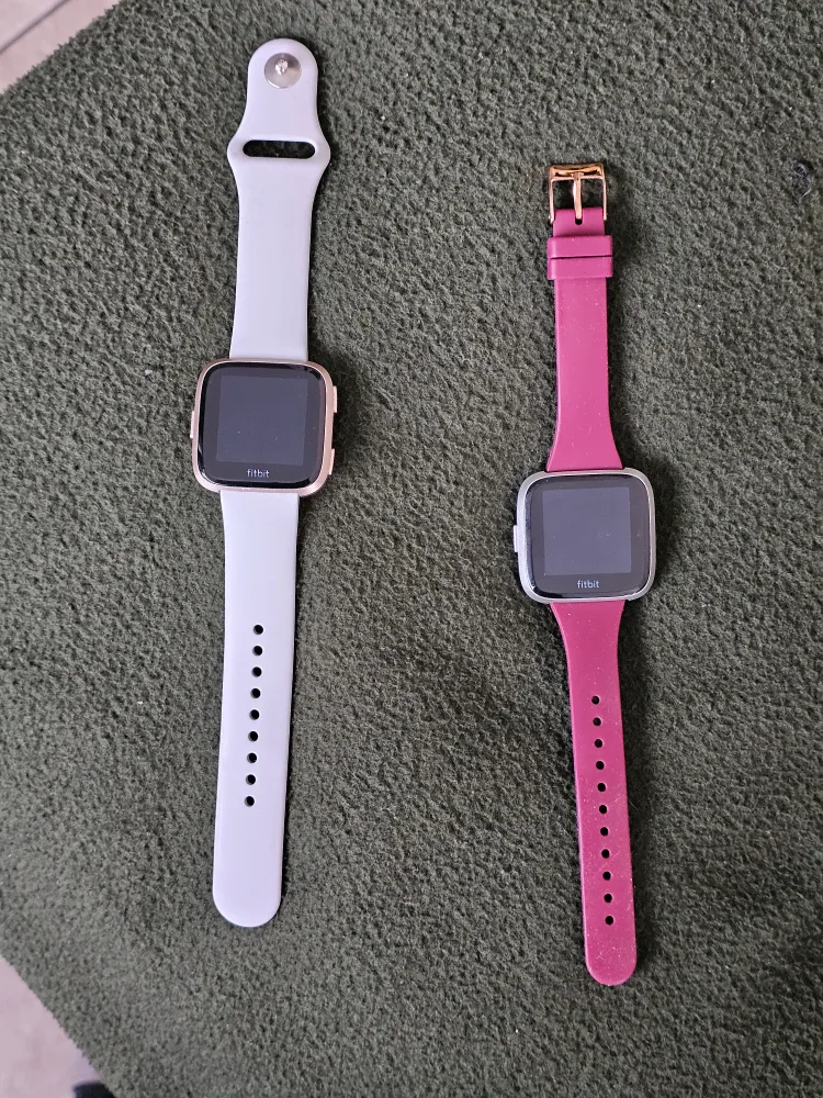 Fitbit Versa Smartwatches - Pink & Grey thumbnail