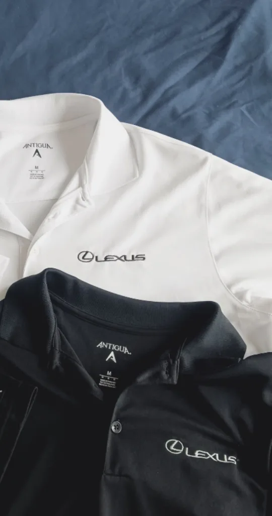 Fore!! Must sell! 👉🏌️⛳ 2  Lexus Polo Golf Shirts thumbnail