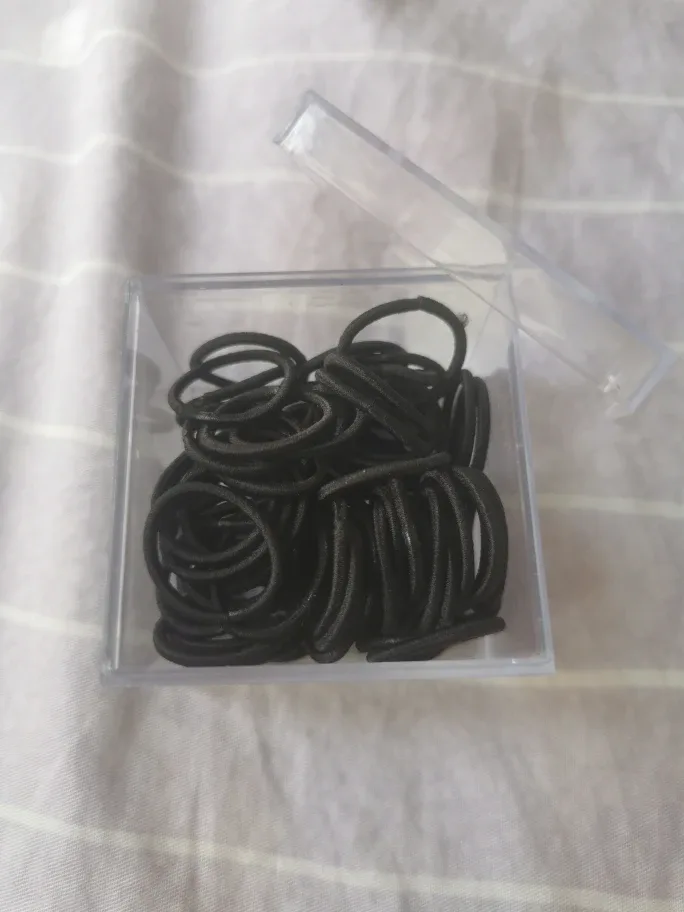 Black Hair Ties - Box Included thumbnail
