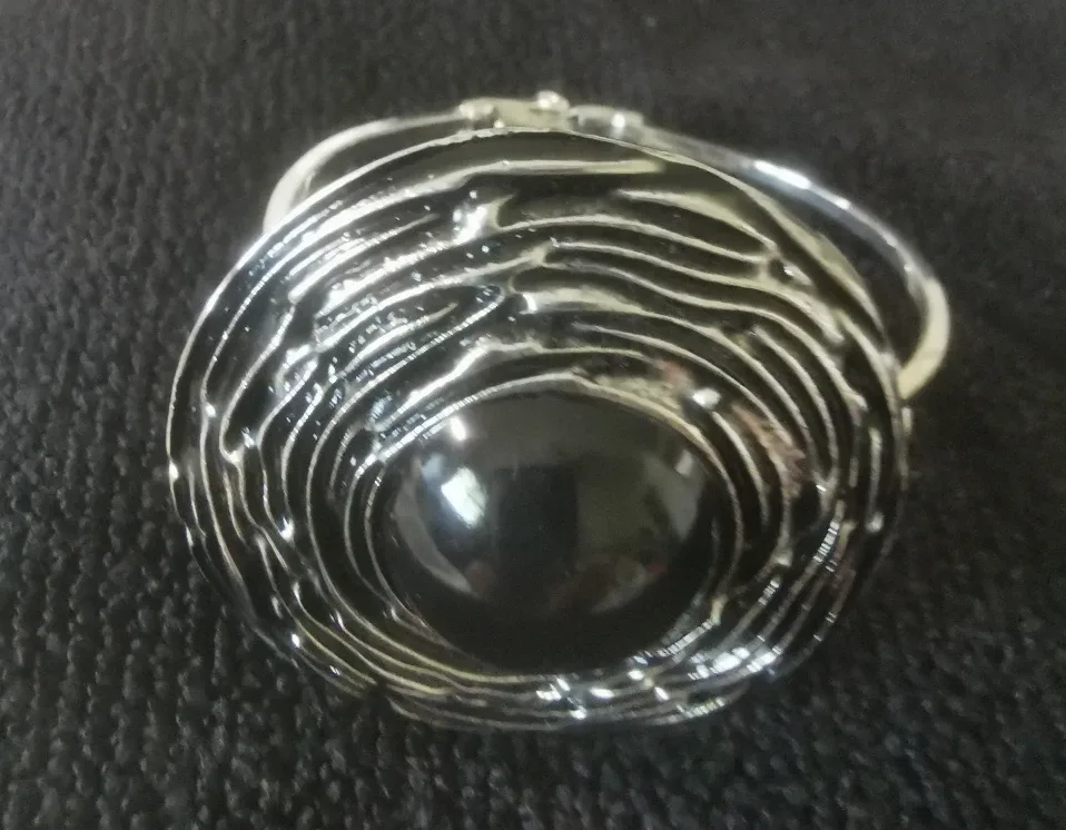 Silver Tone Bangle Bracelet thumbnail