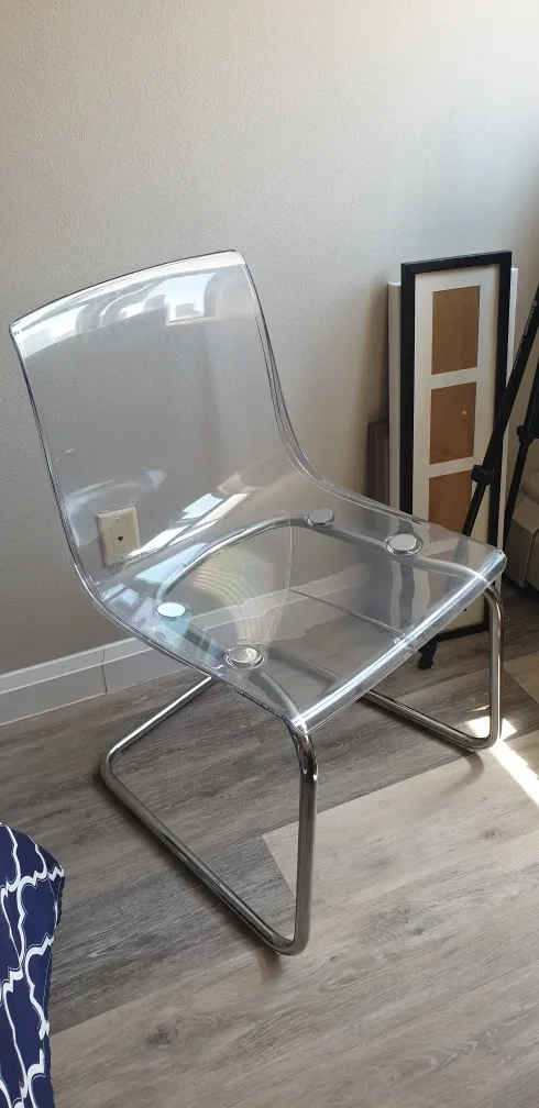 Clear Acrylic Dining Chair thumbnail
