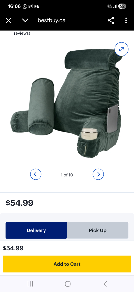 Lounger Pillow with Back Support - photo 2