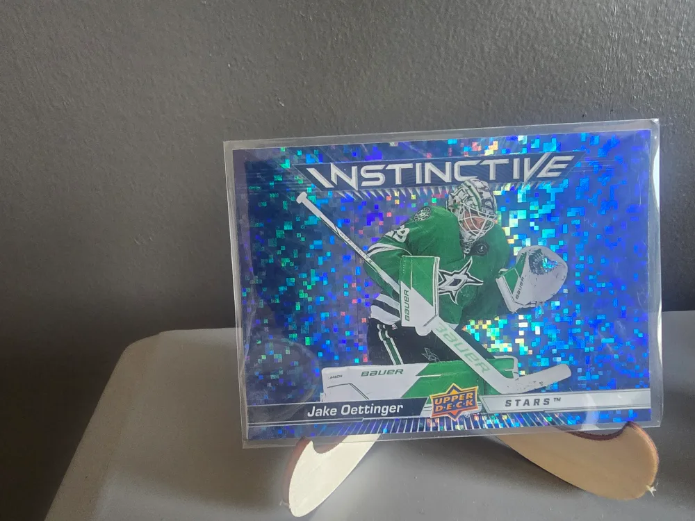 Jake Oettinger Upper Deck Stars Hockey Card thumbnail