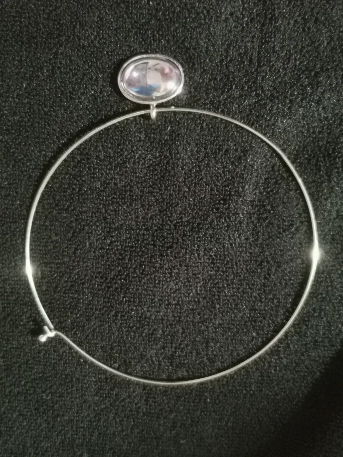 Silver Tone Choker Necklace image indicator(2)