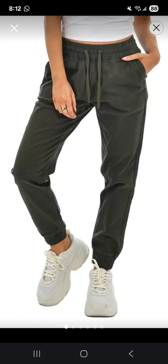 BNWT Ivy & Oak Army Green Joggers - Size S thumbnail