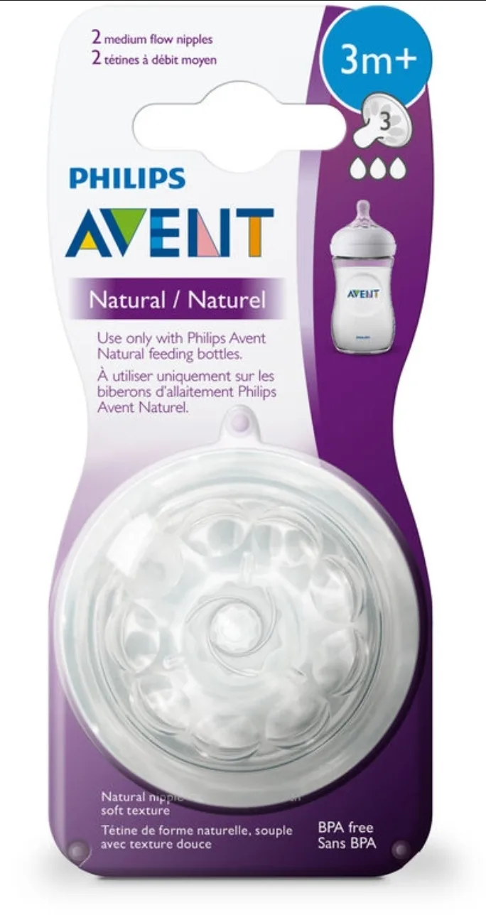 Philips Avent Natural Baby Bottle Nipples, New image indicator(4)