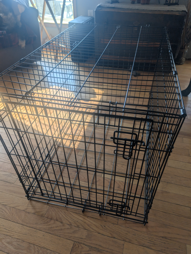 New World 36" Folding Metal Dog Crate