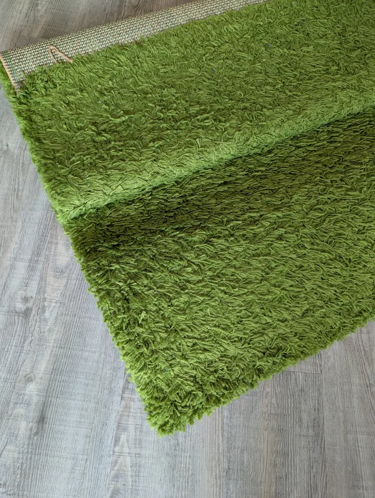 IKEA Hampen Green Rug (133x195 cm)