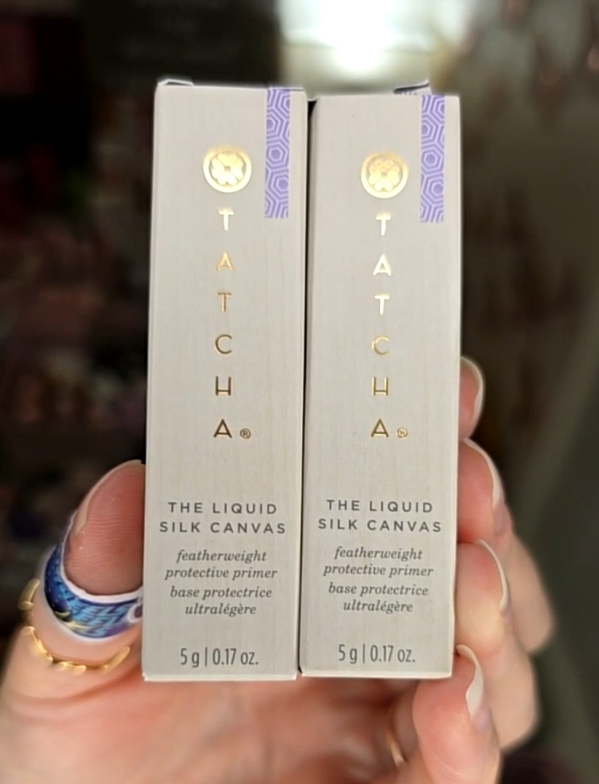 NEW Tatcha The Liquid Silk Canvas – Set of 2 (5g each)