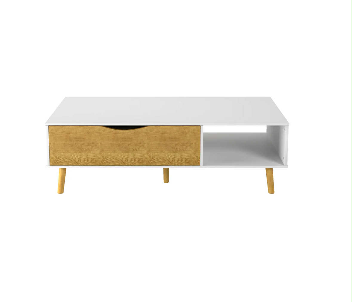 Magnolia Coffee Table - White & Wood - photo 3