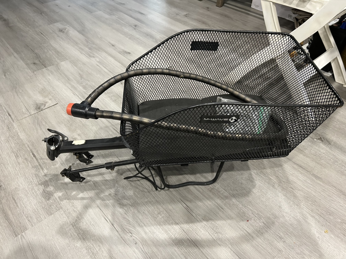 Bike Accessories: Light, Mirror, Basket, Lock