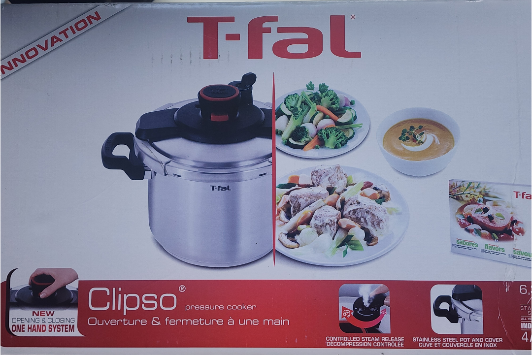T-fal Clipso 6.3 QT Pressure Cooker - brand new in box