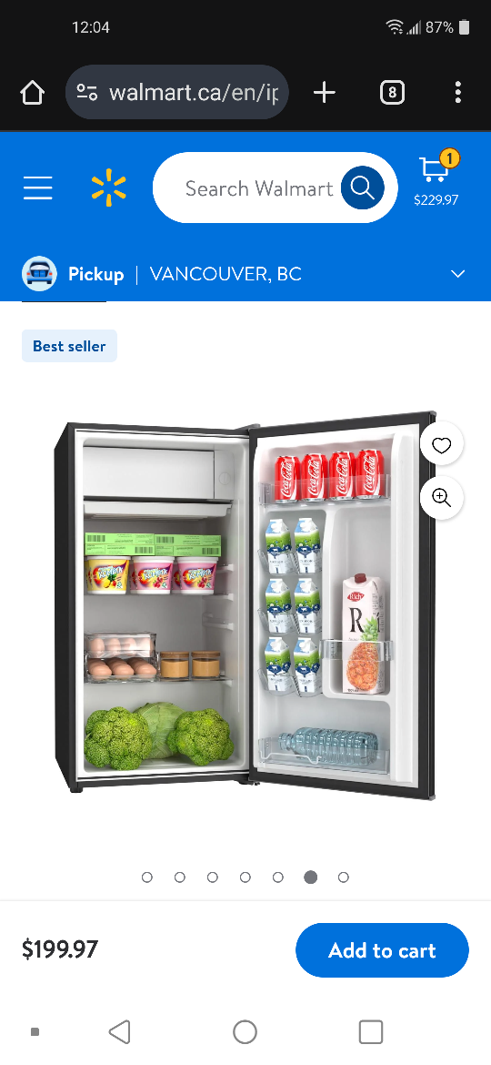 Hamilton Beach Black Mini Fridge - photo 3