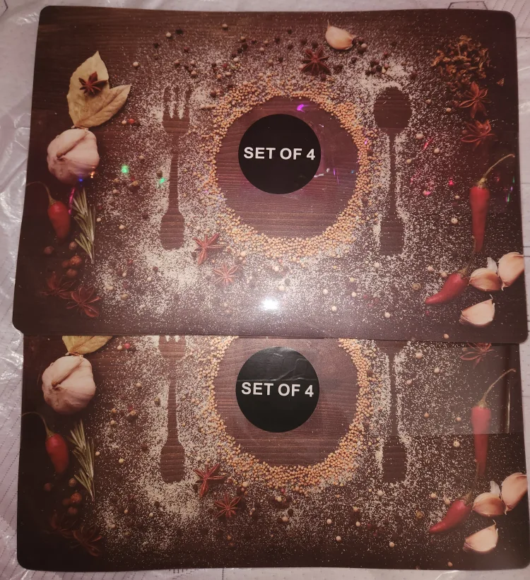 Heavy Duty Spoon and Fork foam placemats image indicator(2)