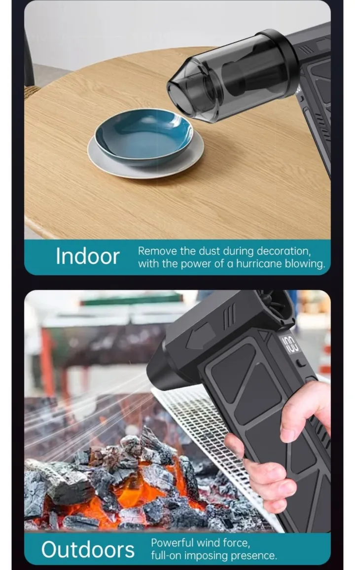 Car Vacuum + Blower || 2 in 1 Powerful, 23000 RPM image indicator(7)