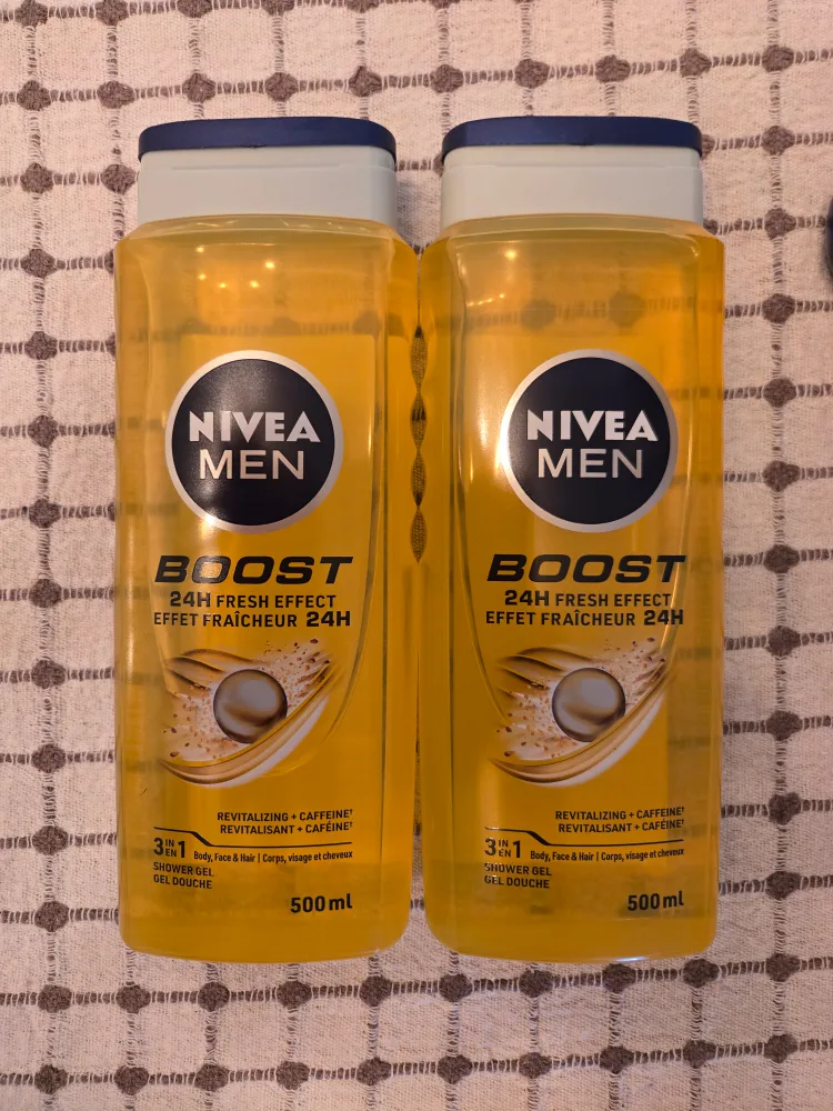 Nivea Men Boost 24H Fresh Effect Shower Gel 500ml thumbnail