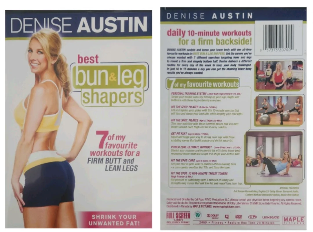 🇨🇦#freecycle Denise Austin Best Bun & Leg Shapers DVD thumbnail