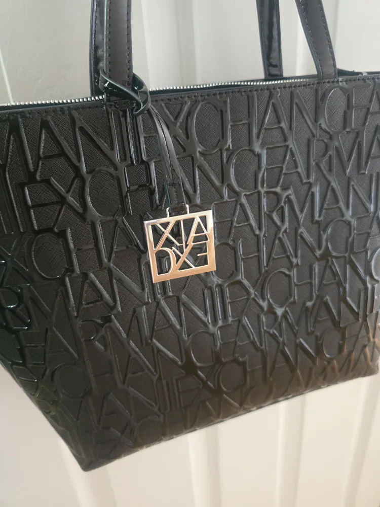 Armani Exchange Black Tote Bag thumbnail