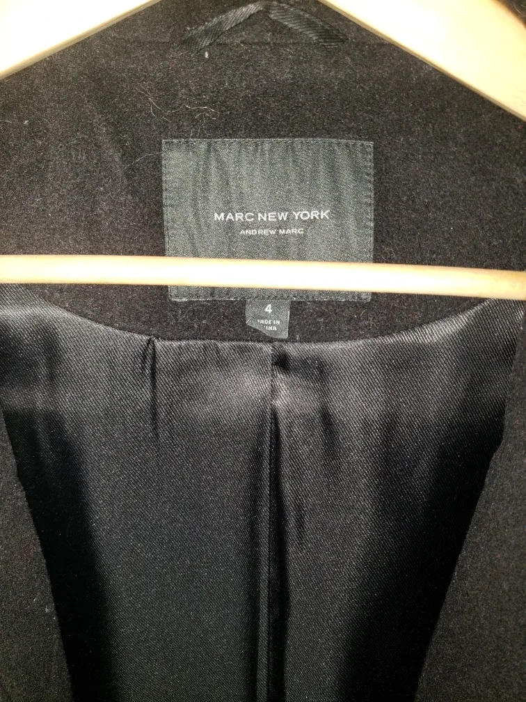 Marc New York Wool Blend Peacoat, Size 4 image indicator(3)