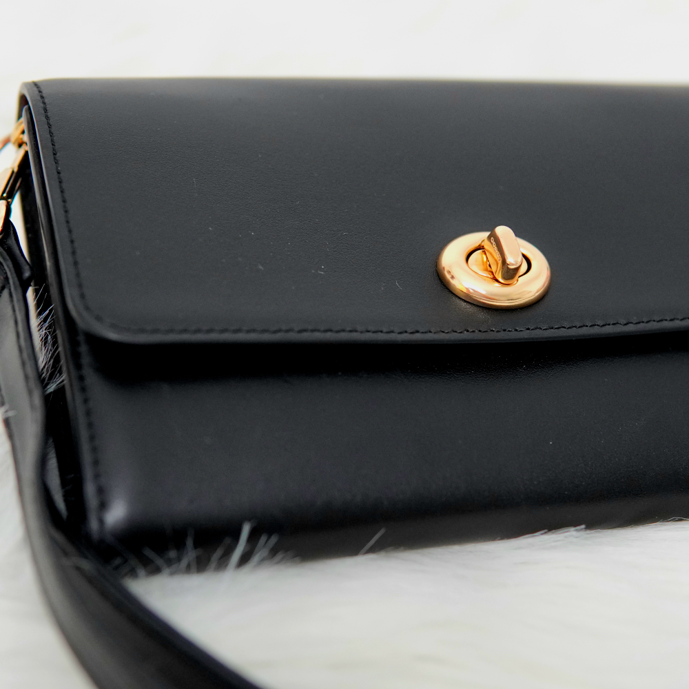 Coach Black Leather Crossbody Bag - photo 2
