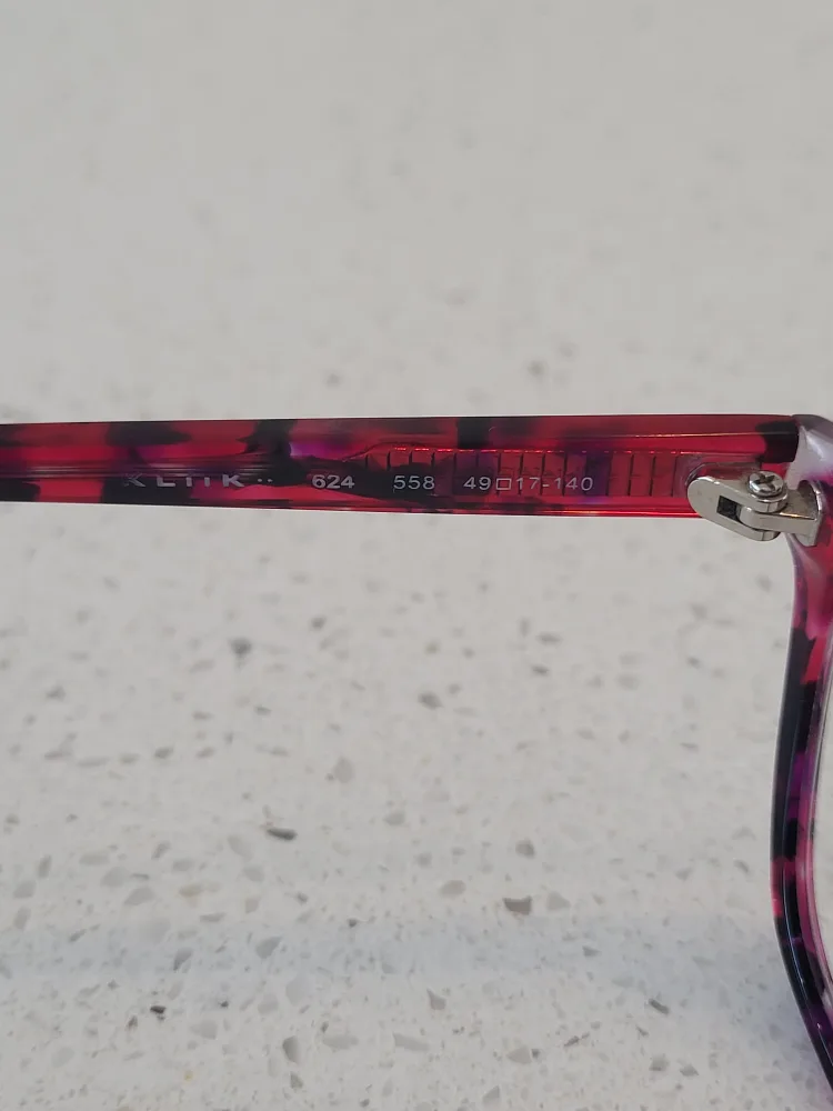 Kliik Eyeglasses - Pink & Black Frames image indicator(2)