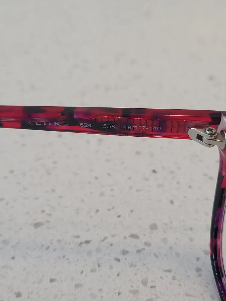 Kliik Eyeglasses - Pink & Black Frames image indicator(3)