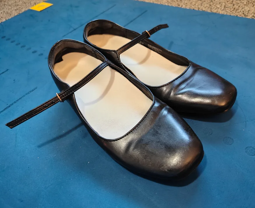 Black Mary Jane Style Shoes 💖🧡 thumbnail