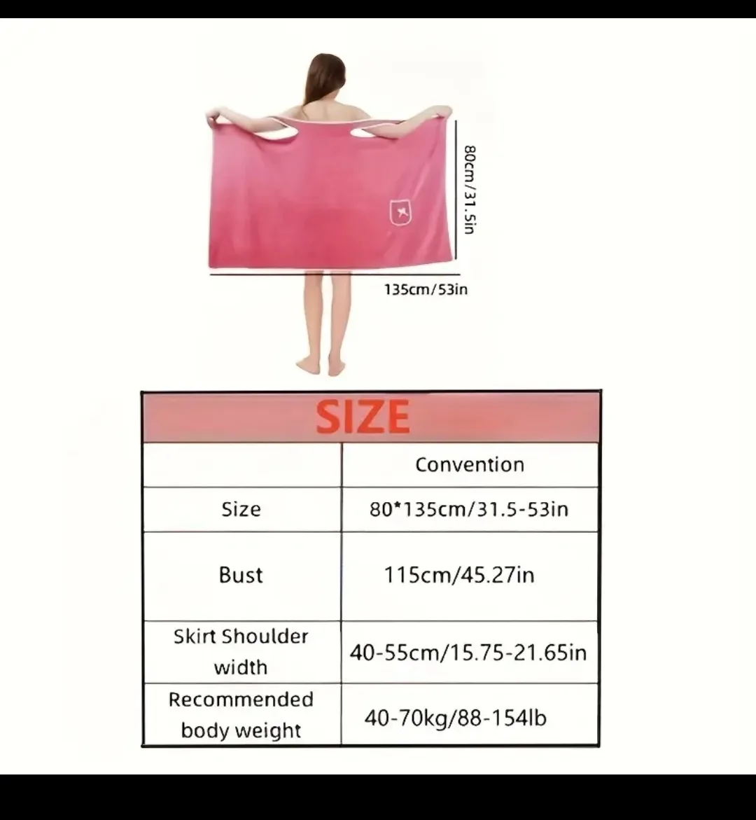 Wearable bath towel thumbnail