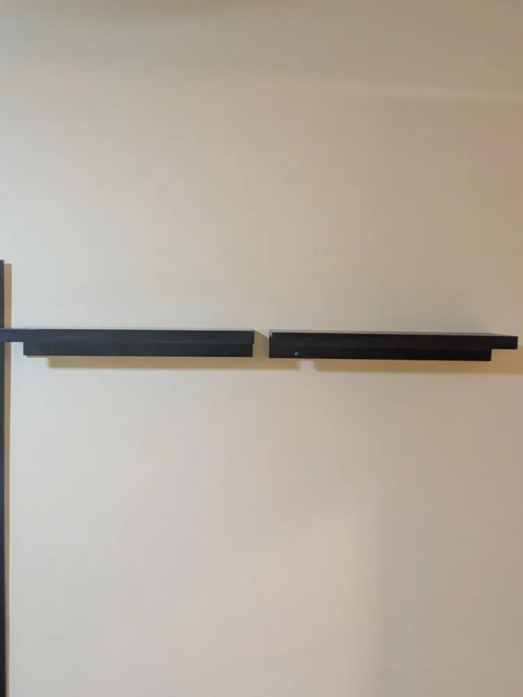Black Floating Shelves - Set of 2 thumbnail