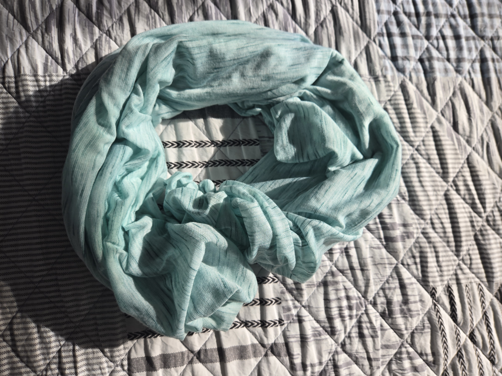 Light Blue Scarf