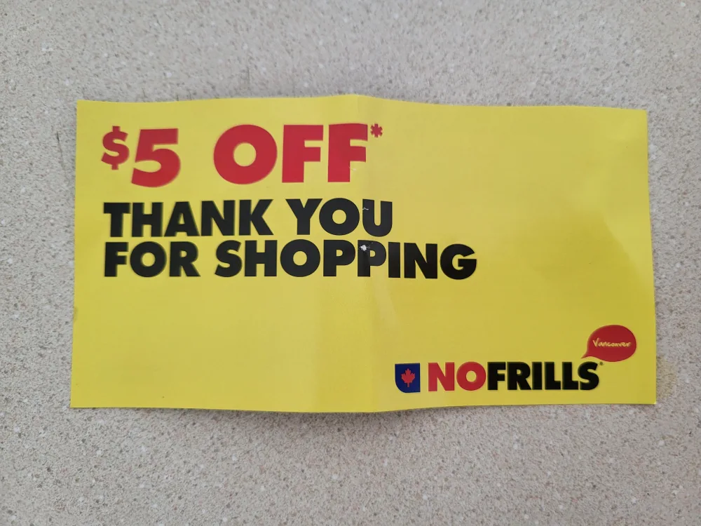 No Frills $5 Coupon 🇨🇦 thumbnail