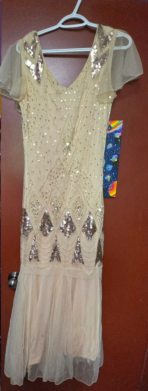 Sequin Embellished Flapper Dress thumbnail
