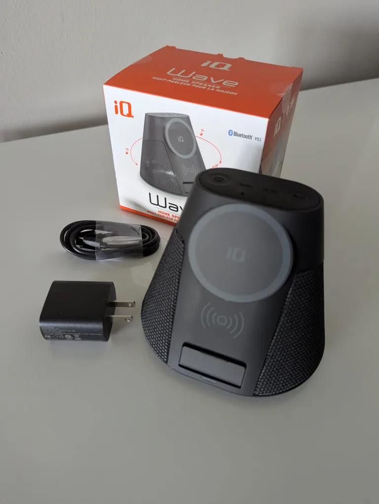 IQ Wave Home Speaker MagSafe Wireless Charger Dock image indicator(2)