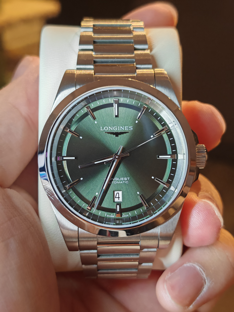 Longines Conquest 2023 41mm Green Dial Automatic Watch