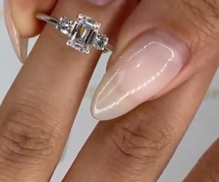 Emerald Cut Diamond Ring