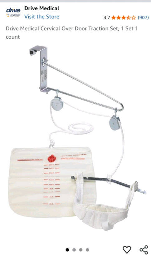 Drive Medical Cervical Over Door Traction Set
