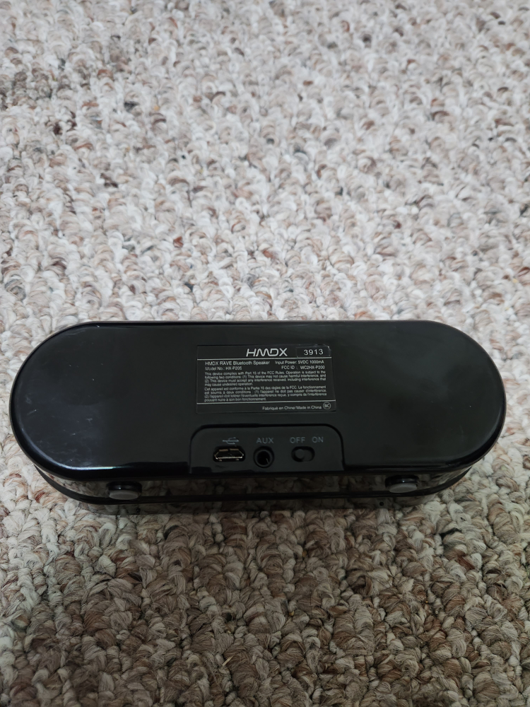 HMDX Rave Bluetooth Speaker - Black - photo 3