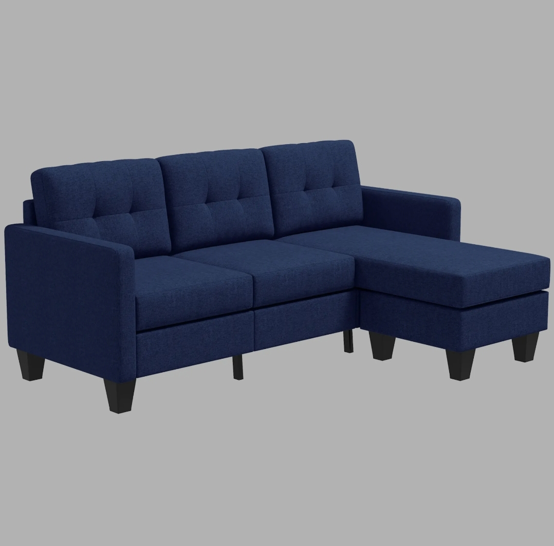 L-Shape 3 Seater Sectional Sofa - photo 3