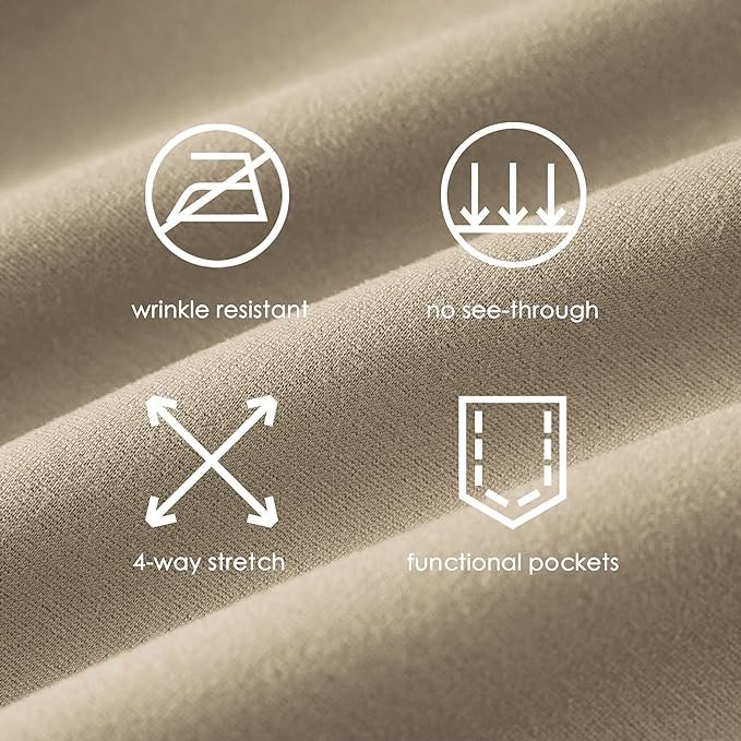 👖Beige Dress Pants - Wrinkle Resistant, 4-Way Stretch👖 - photo 5