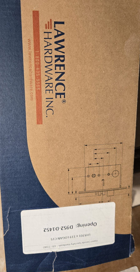 Lawrence Hardware D952-D1452