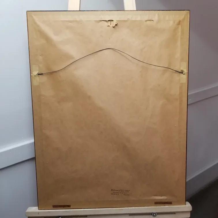 Framed 'Cote De La Montagne' paint, by Andui '75 image indicator(6)