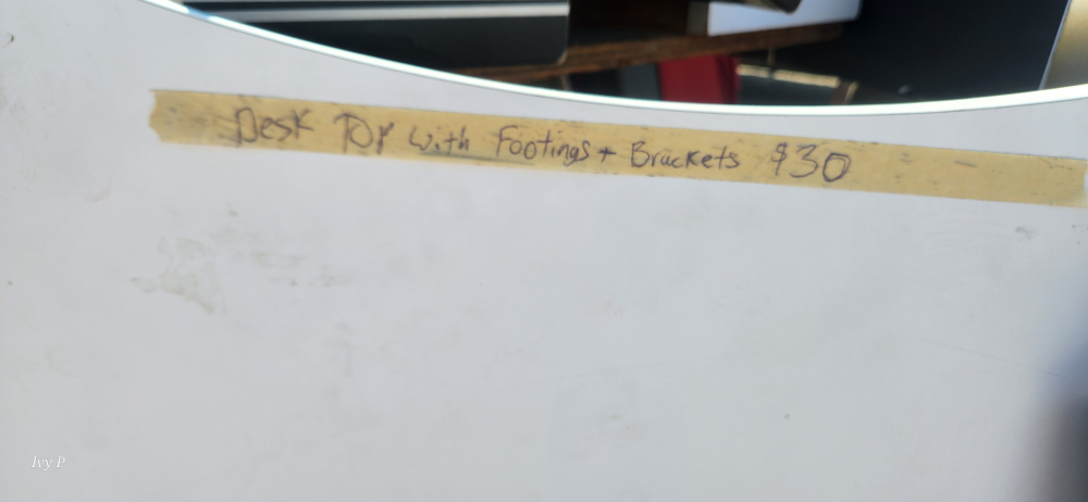 Desk Top with Footings & Brackets - photo 4