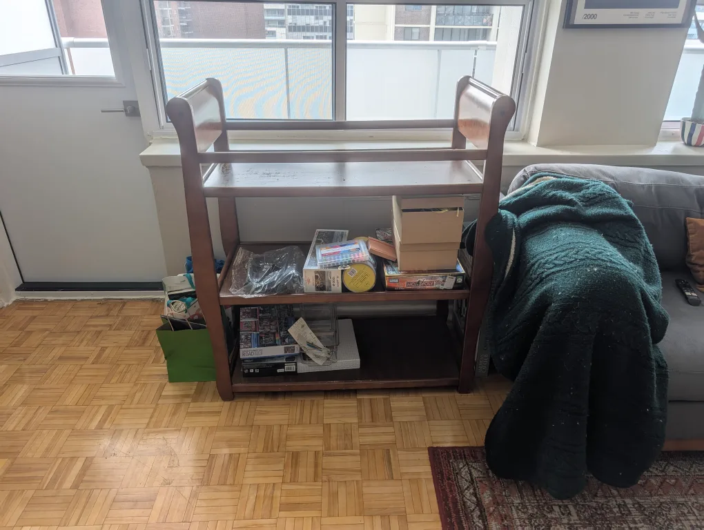 Wooden Shelf Unit thumbnail