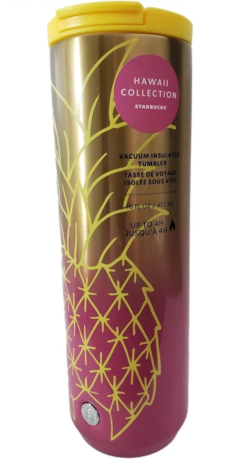 NEW Starbucks Hawaii Collection Tumbler – 16oz Pineapple image indicator(3)