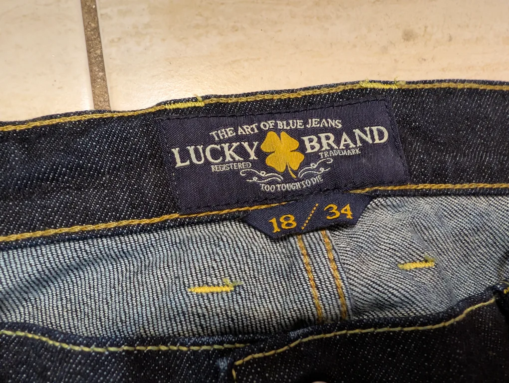 New Lucky Brand Lil Maggie Jeans - Size 18/34 image indicator(6)