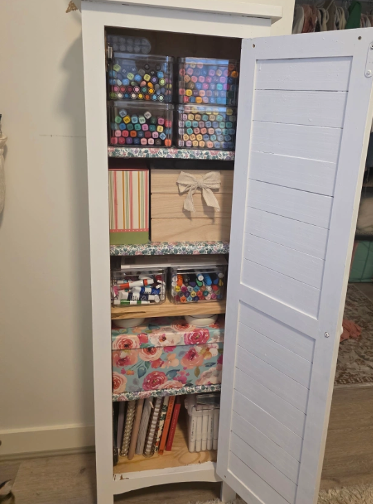White Storage Cabinet - photo 2
