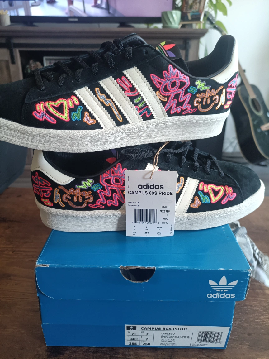 Adidas Campus 80s Pride Size Mens Karrot