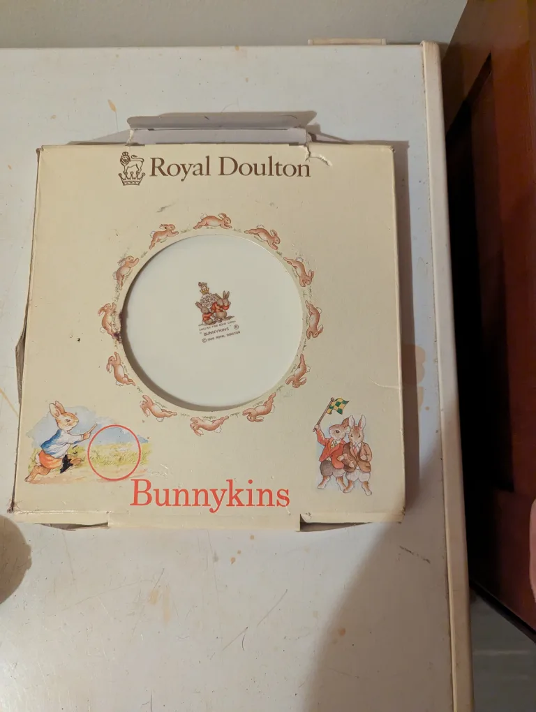 Royal Doulton Bunnykins Celebrate Your Christening Plate image indicator(2)