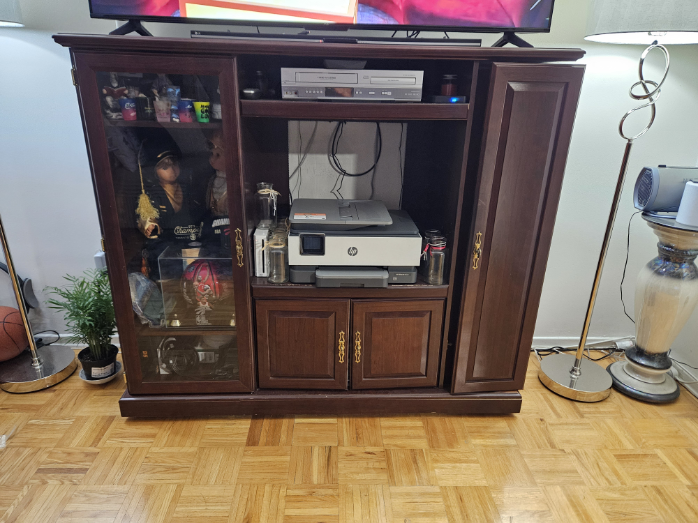Dark Brown Entertainment Unit